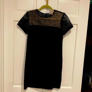Banana republic black shift cocktail dress sz 6